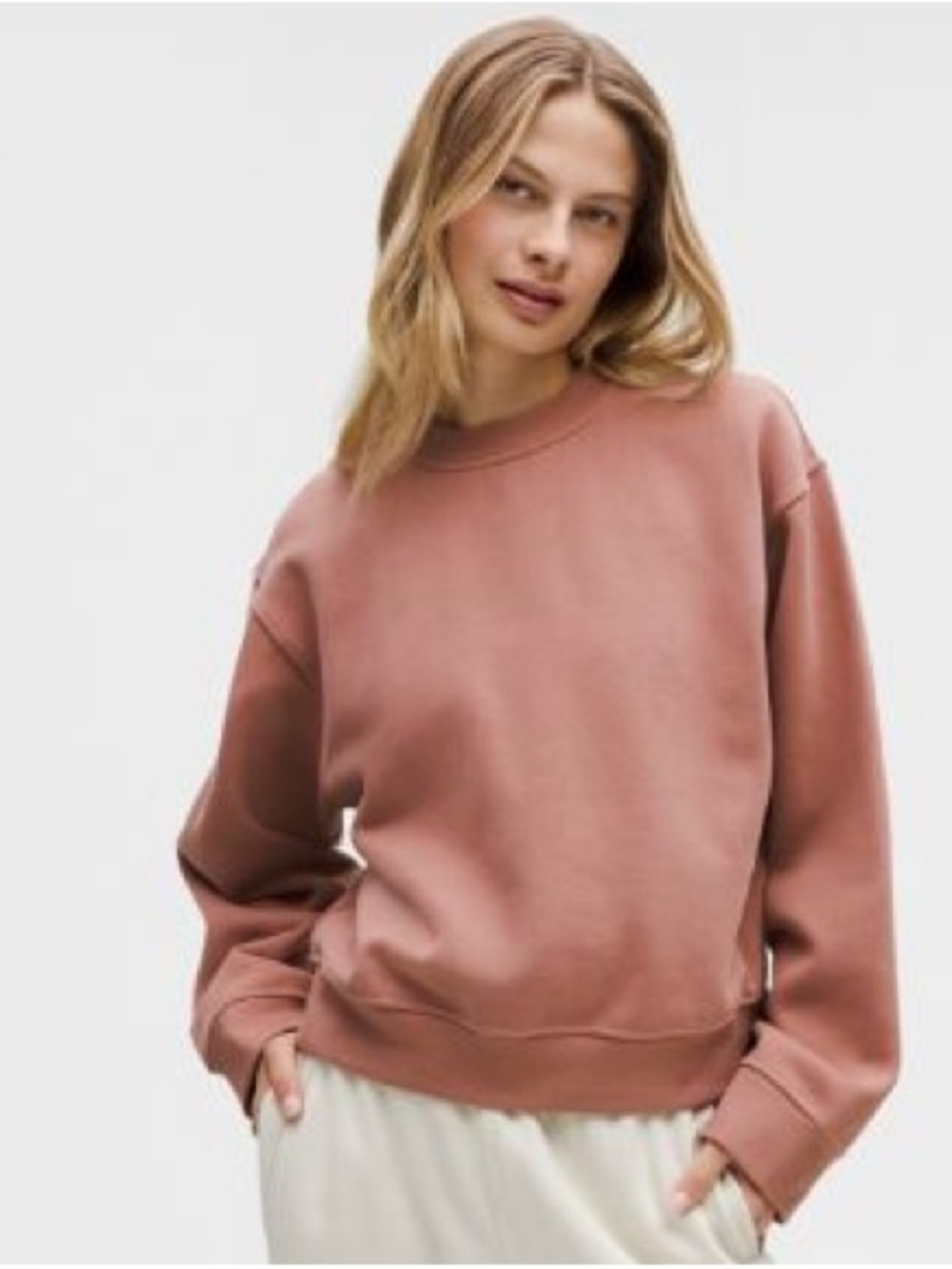 lululemon athletica Dusty Rose Crewneck Sweatshirt